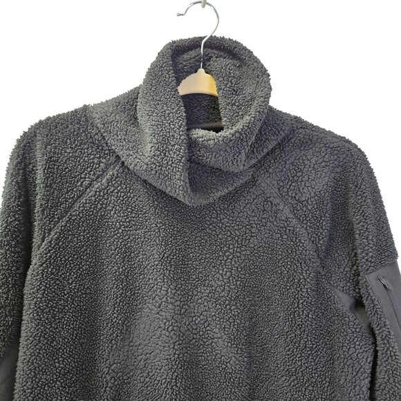 Nike Teddy Pullover Mock Neck Jacket Size Medium - Picture 4 of 7